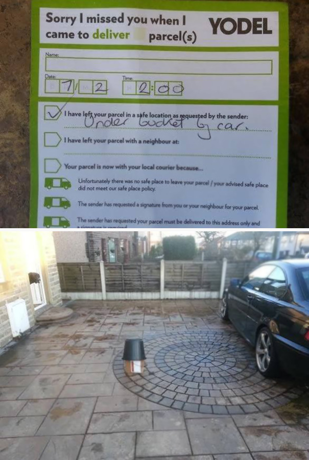 Sorry We Missed You. We Left Your Brand New Converse Under A Plant Pot