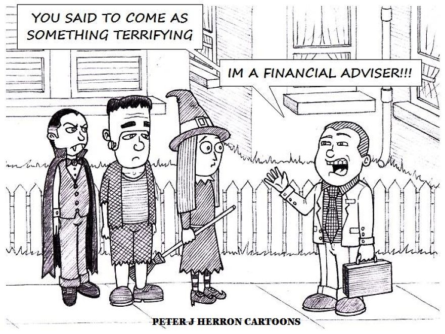 12 Cartoons That Take A Bizarre Look At The World Of Business And Banking