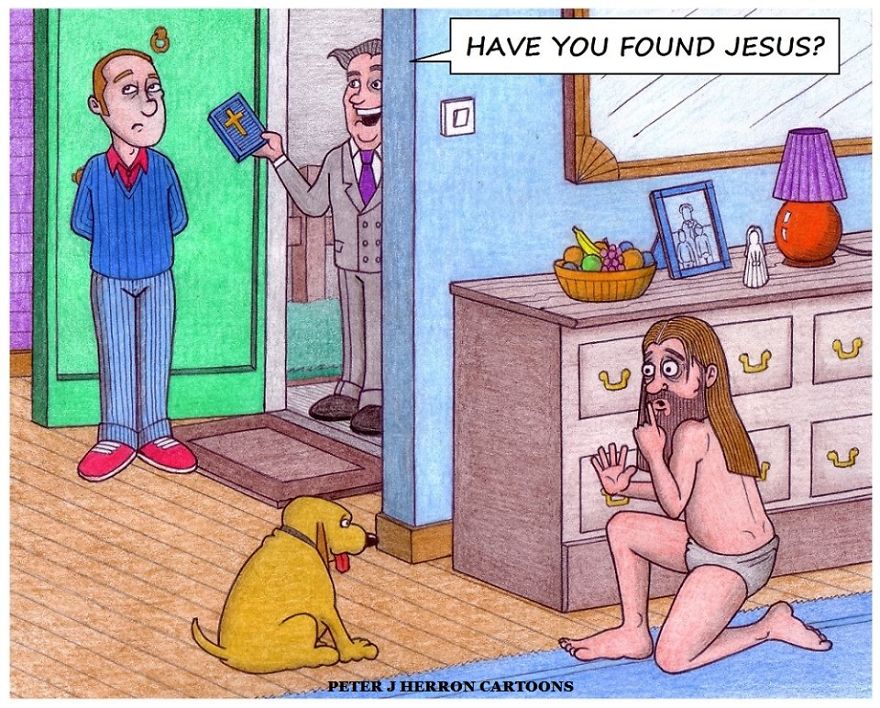 12 Cartoons That Show How Religion Is Ludicrous And Terrifying In Equal Measure