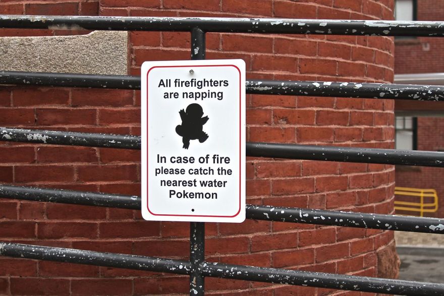 Funny Pokemon Signs Pop Up Around Boston