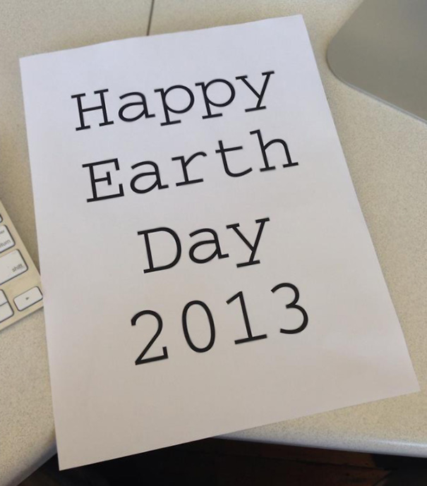 My Friends Coworker Printed Out Dozens Of These And Left Them On Everyone's Desk