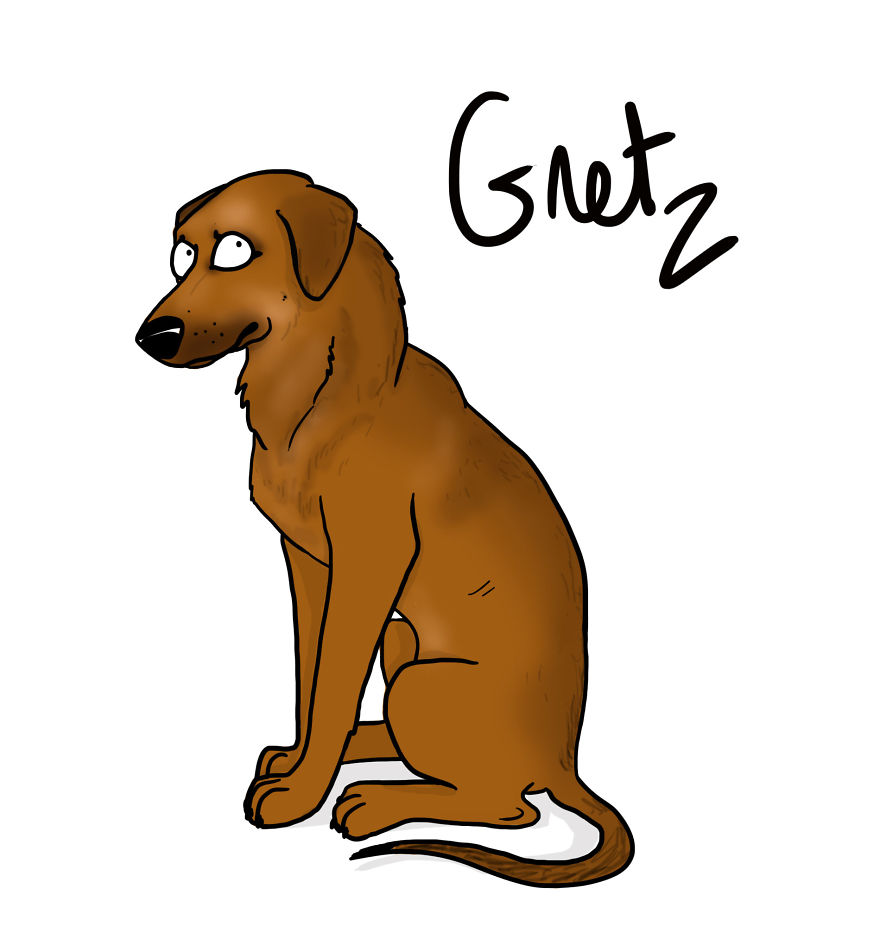 I Drew My Seven Dog Family I Drew My Seven Dog Family