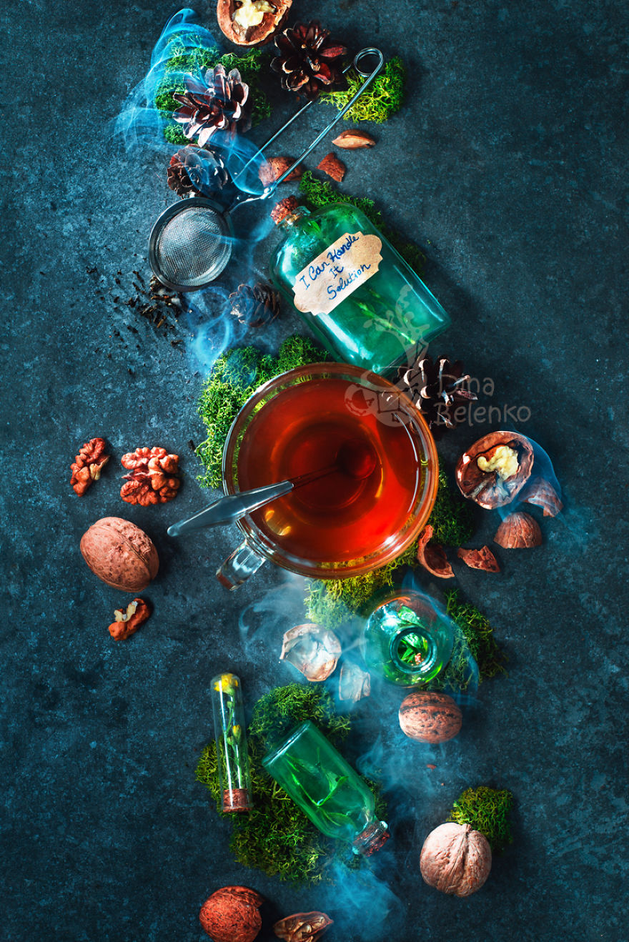 Enchanted Tea: I Photograph Magical Potions As An Art Therapy Enchanted Tea: I Photograph Magical Potions As An Art Therapy