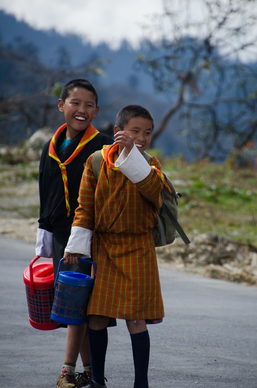 I Photograph The Kids Of Bhutan From The Land Of Happiness