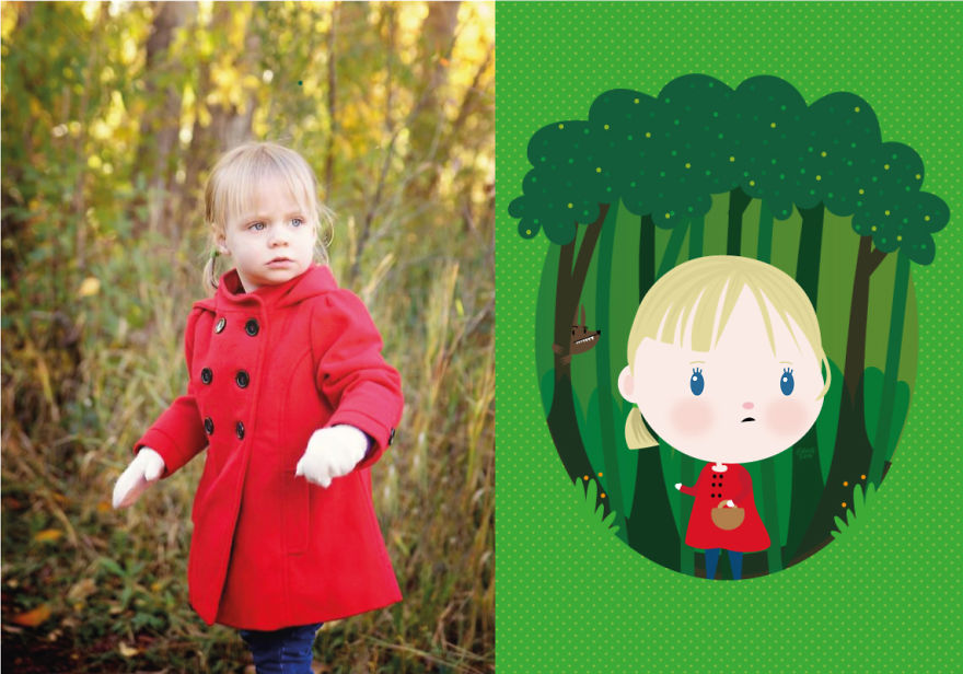 I Take Children’s Photos From The Internet And Turn Them Into Playful Illustrations (Part 3)