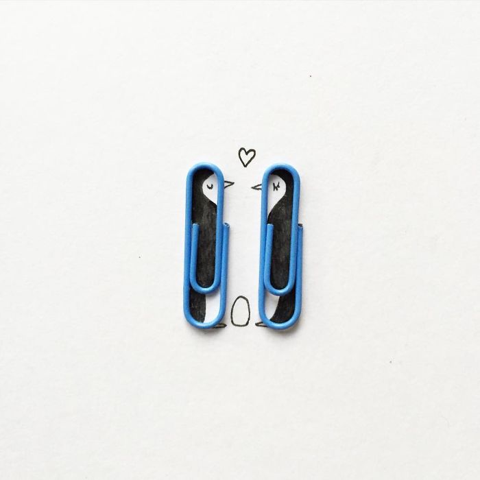 I Created Hundreds Of Witty, Miniature Drawings Around Tiny Everyday Objects
