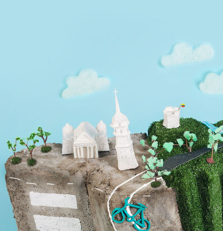 I Made Accordion Sculptures From Moss, Candies And Concrete I Made Accordion Sculptures From Moss, Candies And Concrete