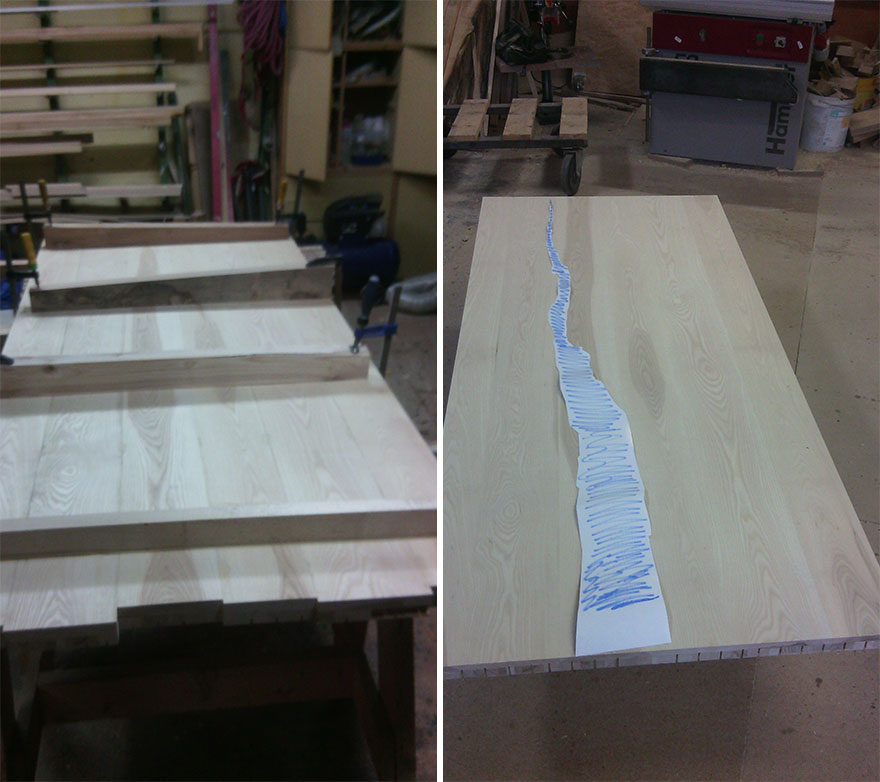 I Made A Wooden Table That Lights Up When Someone Enters A Room I Made A Wooden Table That Lights Up When Someone Enters A Room