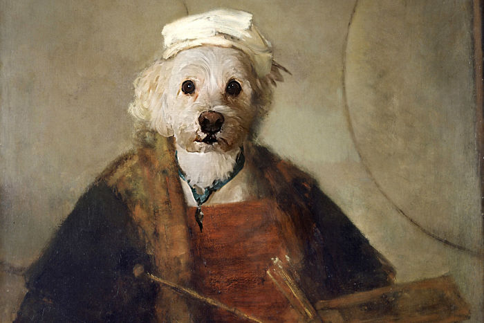 Rembrandt Self Portrait As A Poodle