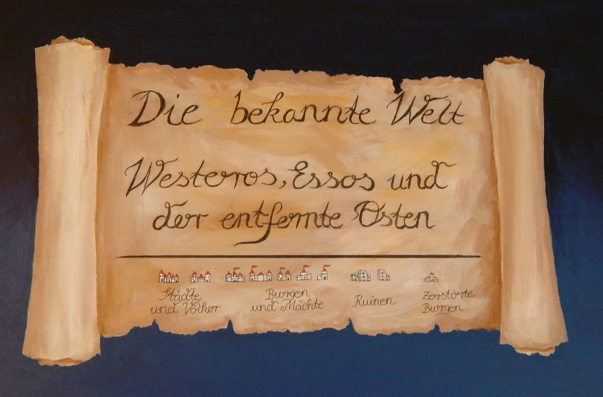 I Spent 120+ Hours Painting A 'Game Of Thrones' Wall Map As A Gift To My Brother I Spent 120+ Hours Painting A 'Game Of Thrones' Wall Map As A Gift To My Brother