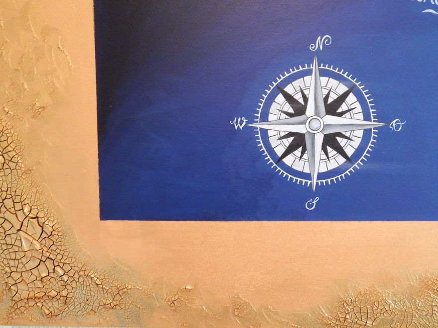 I Spent 120+ Hours Painting A 'Game Of Thrones' Wall Map As A Gift To My Brother I Spent 120+ Hours Painting A 'Game Of Thrones' Wall Map As A Gift To My Brother