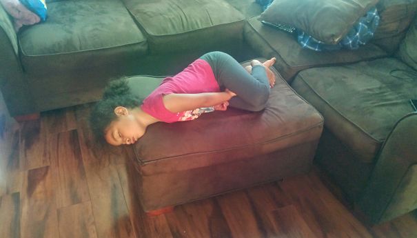 Napping On The Ottoman