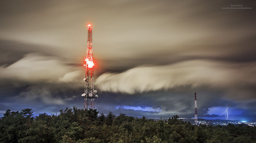 Budapest Was Awakened By A Storm.