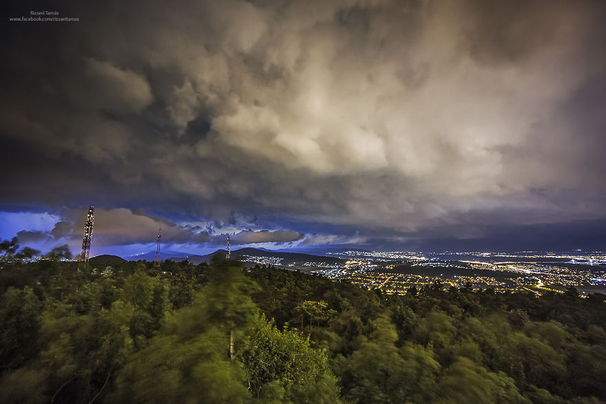 Budapest Was Awakened By A Storm.