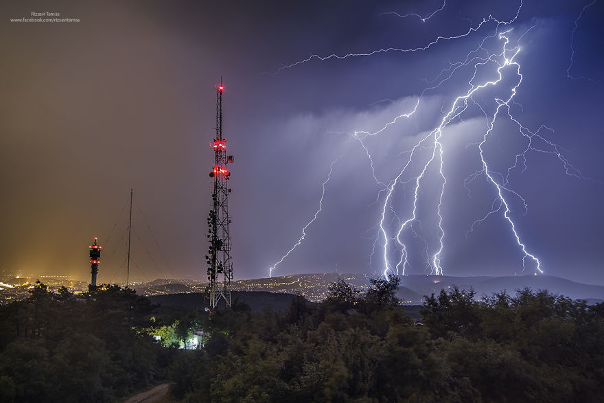 Budapest Was Awakened By A Storm.