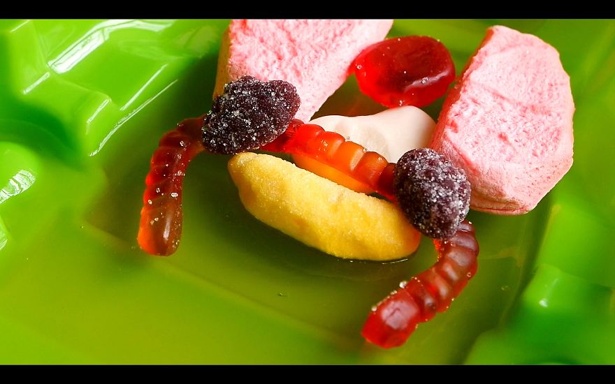 Legoman Jelly With Internal Organs!!!