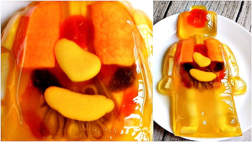 Legoman Jelly With Internal Organs!!!
