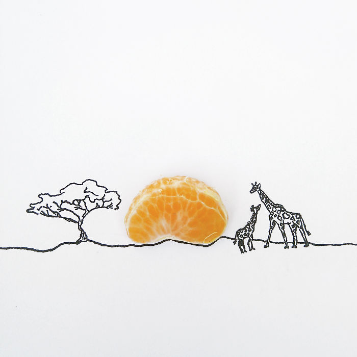 I Created Hundreds Of Witty, Miniature Drawings Around Tiny Everyday Objects