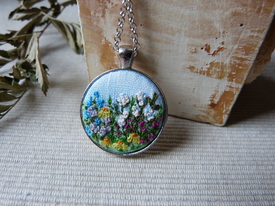 My Hand-Embroidered Jewelry My Hand-Embroidered Jewelry