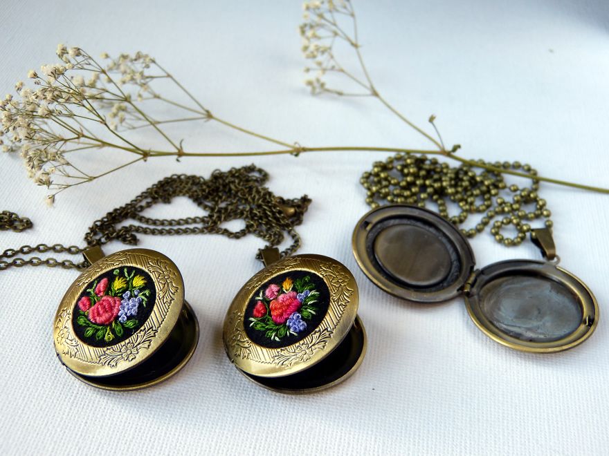 My Hand-Embroidered Jewelry My Hand-Embroidered Jewelry