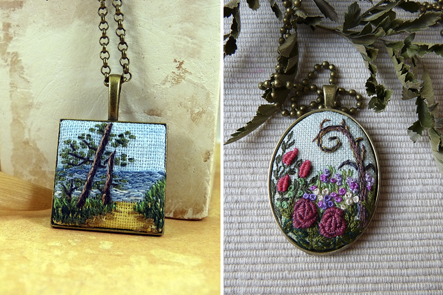 My Hand-Embroidered Jewelry My Hand-Embroidered Jewelry
