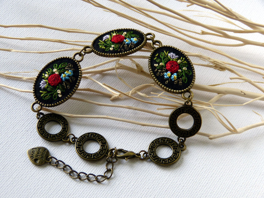 My Hand-Embroidered Jewelry My Hand-Embroidered Jewelry