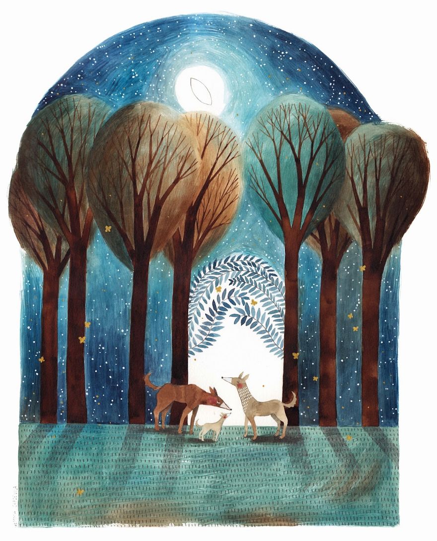 My Case Has 11 Different Watercolor Blues My Case Has 11 Different Watercolor Blues