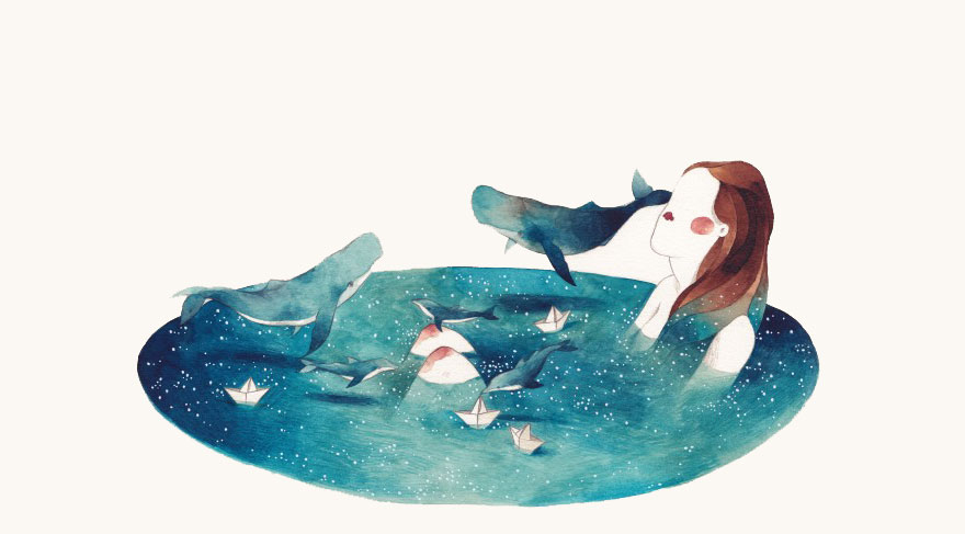 My Case Has 11 Different Watercolor Blues My Case Has 11 Different Watercolor Blues