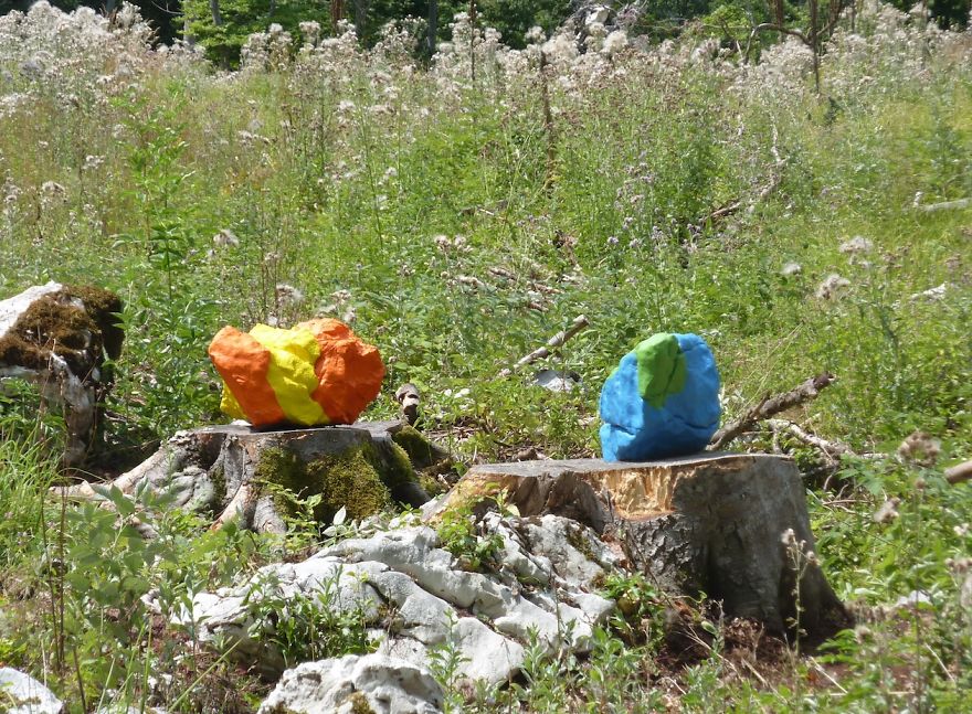 New Land Art Trail On Mt. Učka In Croatia New Land Art Trail On Mt. Učka In Croatia