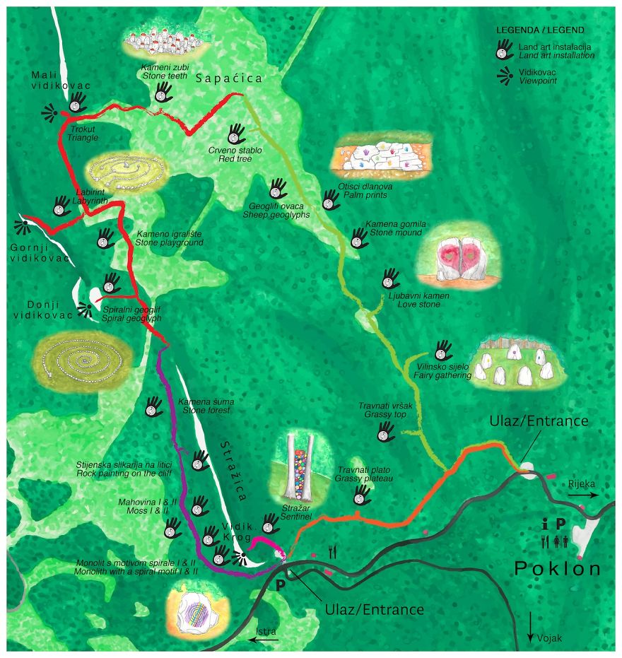 New Land Art Trail On Mt. Učka In Croatia New Land Art Trail On Mt. Učka In Croatia
