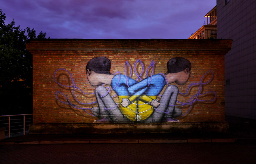 The Giant Art Transforming Kiev