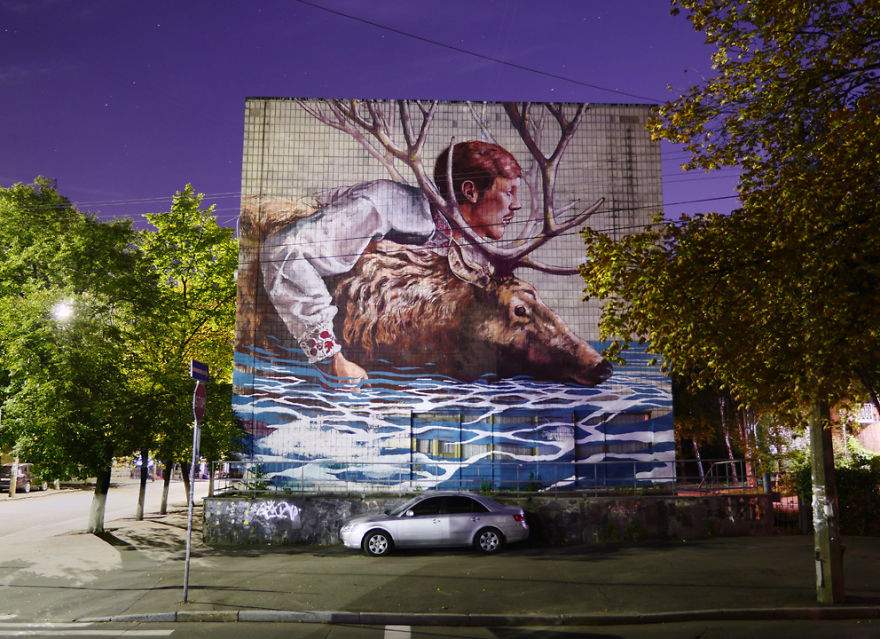 The Giant Art Transforming Kiev
