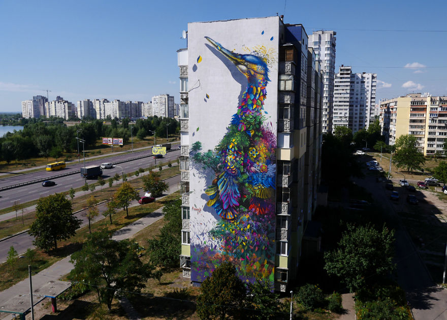 The Giant Art Transforming Kiev