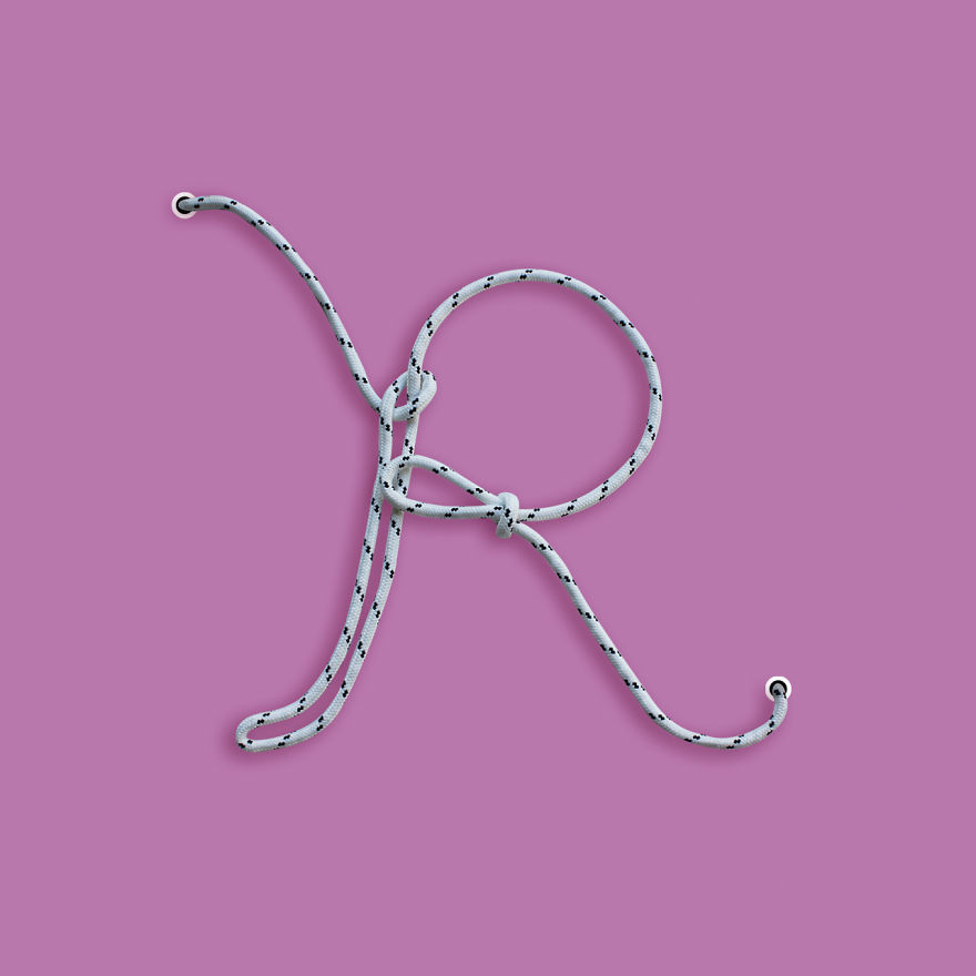 We Used Everyday Objects To Form A Full Alphabet