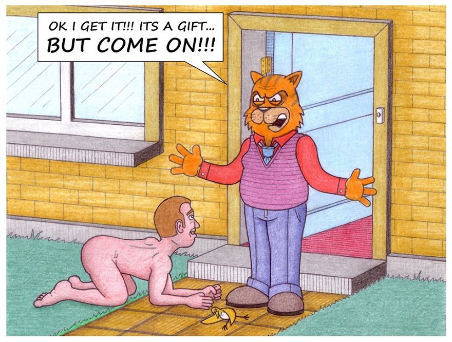 15 Hilarious Animal Cartoons That Will Make You See Them In A Totally New Light