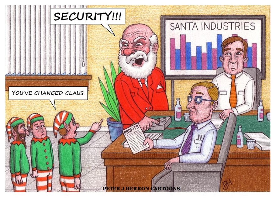12 Cartoons That Take A Bizarre Look At The World Of Business And Banking