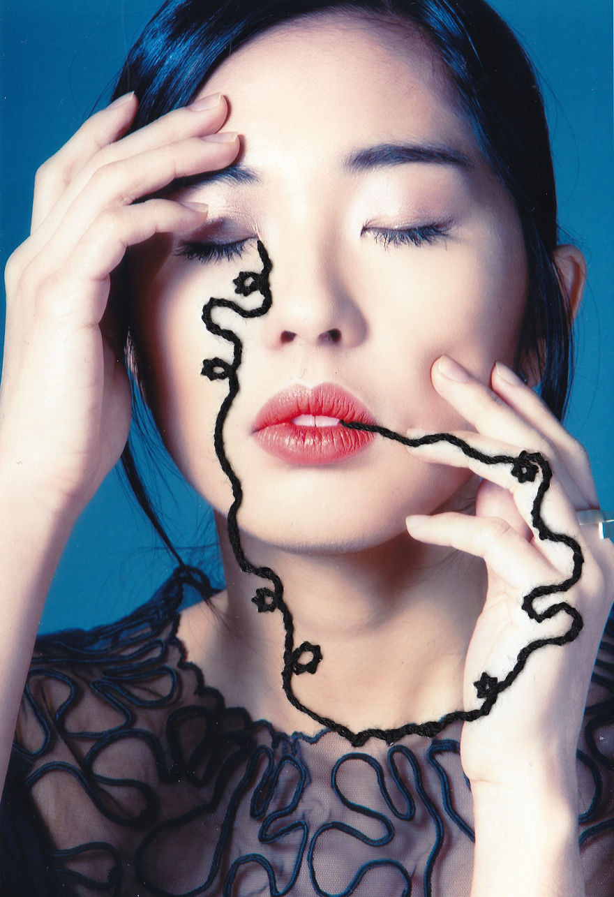 I Add An Extra Dimension To Photographs With Embroidery