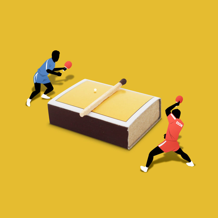 I Created Mini Olympics By Using Everyday Life Objects