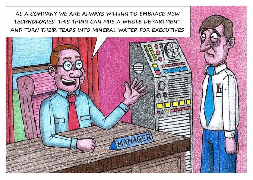 11 Cartoons That Show Just How Screwed Our Society Is And Will Be.....