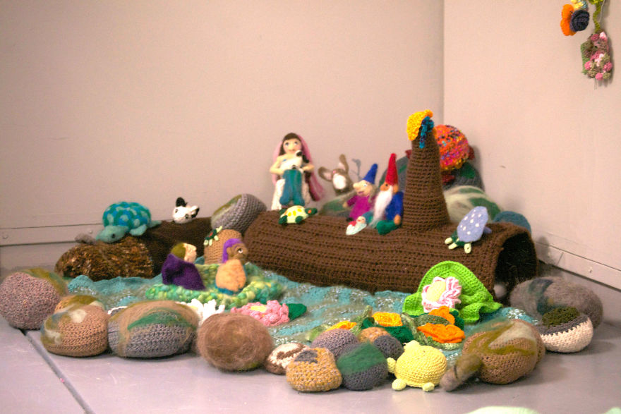 Two Artists Crowd-Sourced A Handmade, Life-Sized Mythological Ecosystem