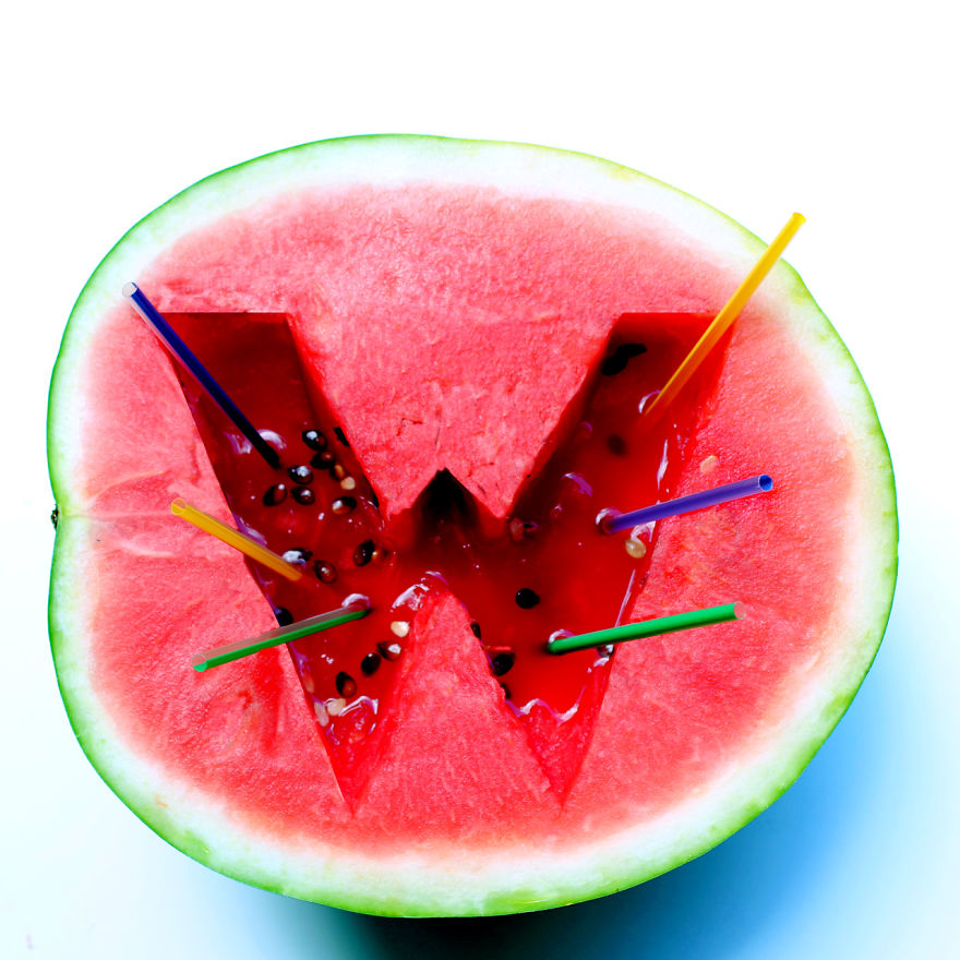 We Used Everyday Objects To Form A Full Alphabet