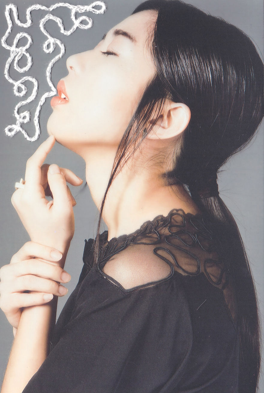 I Add An Extra Dimension To Photographs With Embroidery