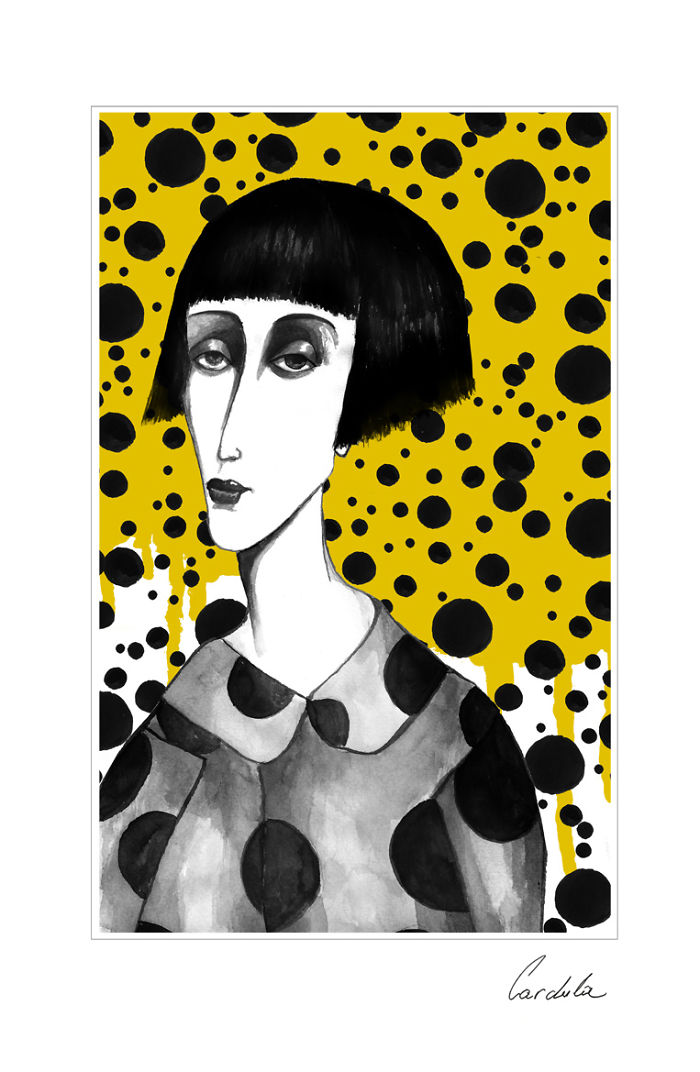 I Complete My Ink Drawings By Adding A Digital Touch To Them