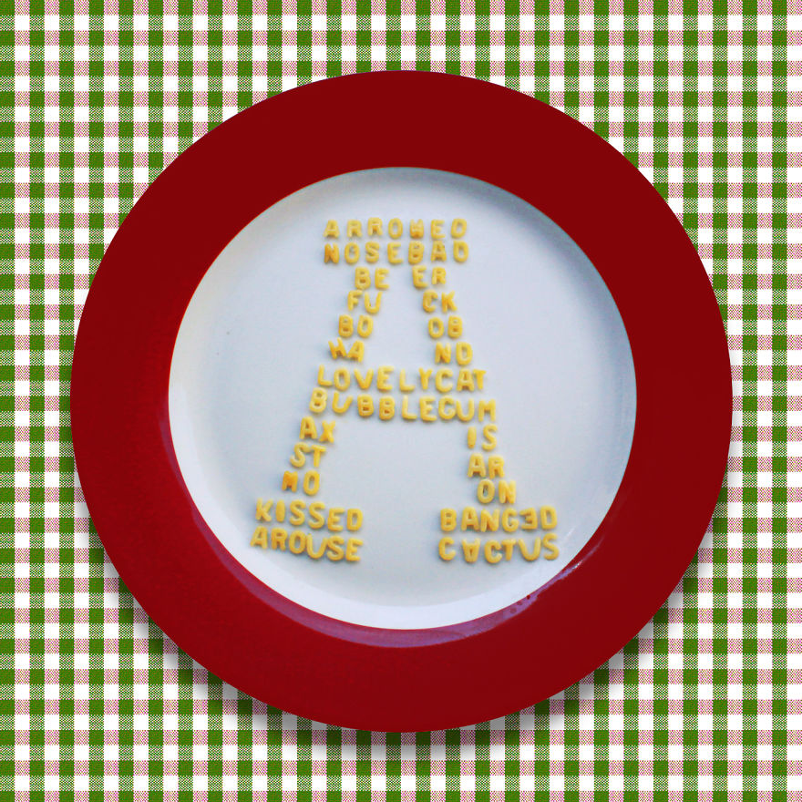 We Used Everyday Objects To Form A Full Alphabet