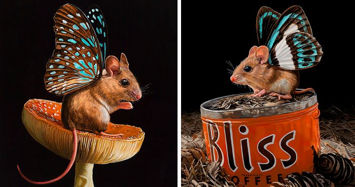 I Painted A New Species I Wish Existed – Meet The Mouserflies