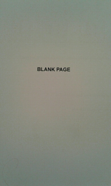 Empty Page In A Literacy Test. Was It A Trick?