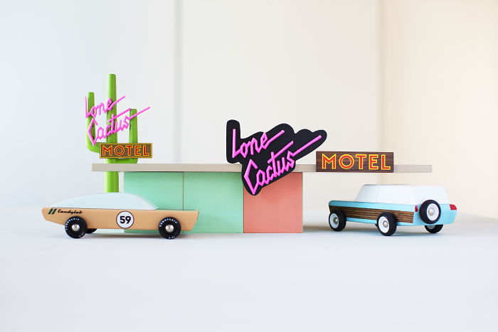 Modernist Design Flair Fused And Distilled In Wood Toy Form- Candylab Toys