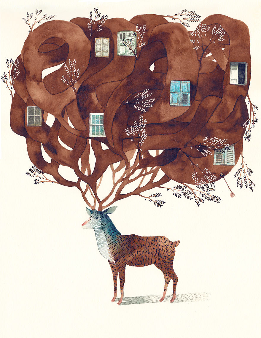 My Case Has 11 Different Watercolor Blues