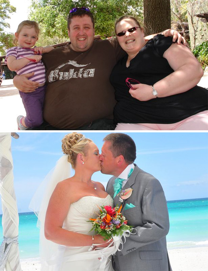 Couple Loses Weight For Their Wedding