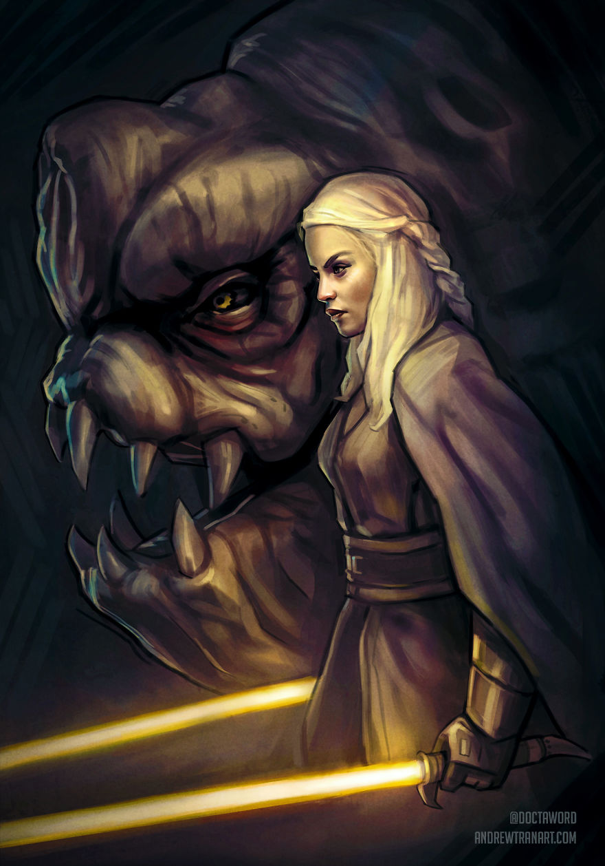 I Drew 'Game Of Thrones' Characters In The Star Wars Universe